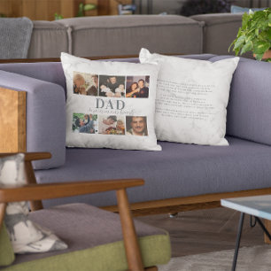 In Loving Memory 6 Photo Collage Memorial Cushion