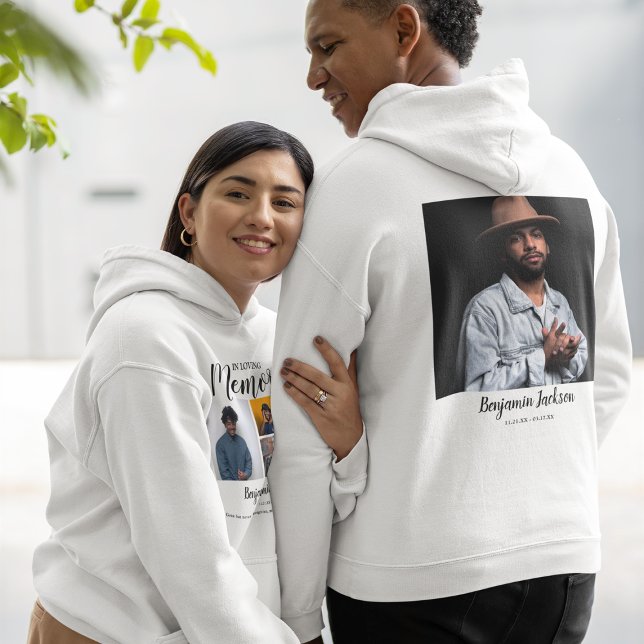 In Loving Memory | 6 Photo Collage | Memorial Hoodie (Creator Uploaded)
