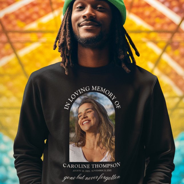 In Loving Memory Arch Photo Sweatshirt (Creator Uploaded)