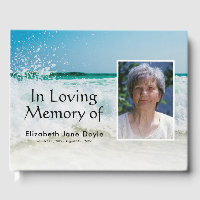 In Loving Memory | Beach Ocean Funeral Memorial