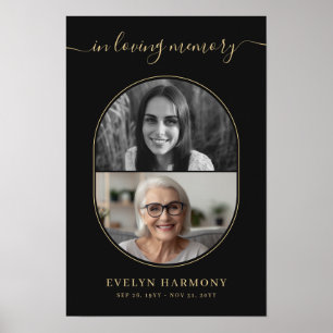In Loving Memory Before & After Photo Poster