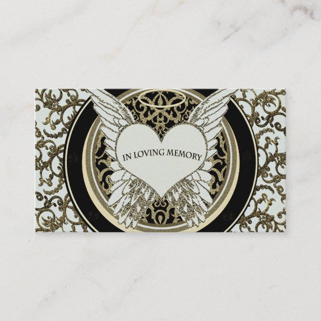 In Loving Memory Business Card (Front)