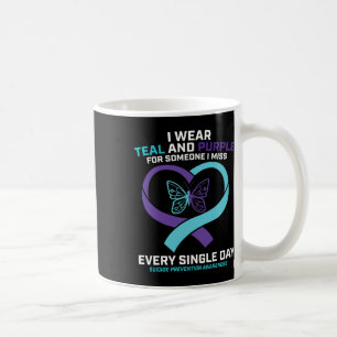 In Loving Memory Butterfly Dad Suicide Prevention Coffee Mug