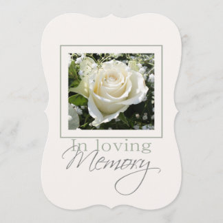 In Loving Memory/Celebration of Life Invitation