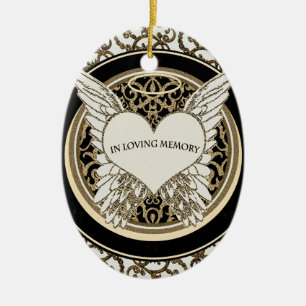 In Loving Memory Ceramic Ornament
