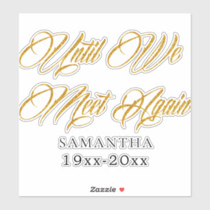 in loving memory Custom car decals