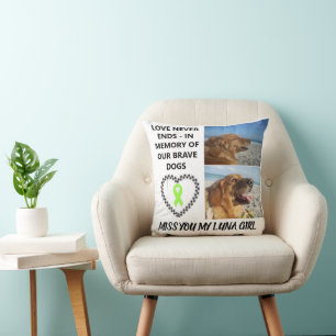 In Loving Memory - Custom Dog Tribute Cushion