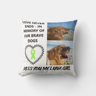 In Loving Memory - Custom Dog Tribute Cushion