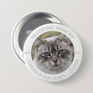 In Loving Memory Custom Pet Photo & Name Badge