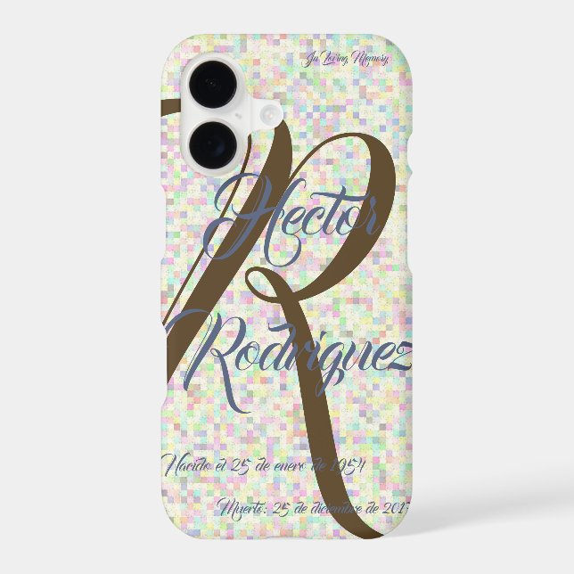In loving memory custom phone case (Back)