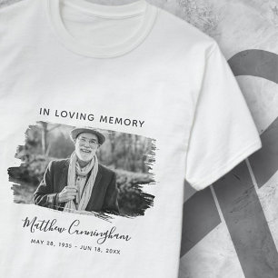 In Loving Memory Custom Photo Memorial T-Shirt
