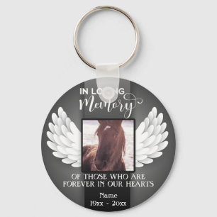 In Loving Memory Custom Photo, Name & Message  Key Ring