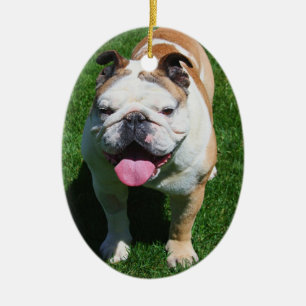 In Loving Memory   Dog Pet Photo Memorial Ceramic Ornament