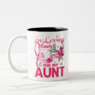 In Loving Memory For My Aunt Two-Tone Coffee Mug
