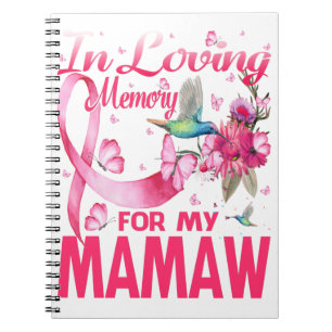 In Loving Memory For My Mama Notebook