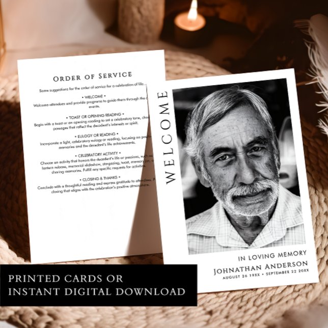 In Loving Memory Funeral Order Of Service Program (Creator Uploaded)