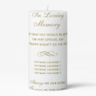 In Loving Memory Gold Wedding Memorial