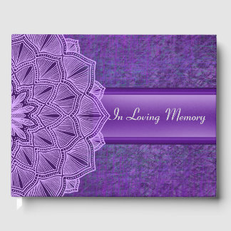 In Loving Memory Guest Book: Funeral Guest Book