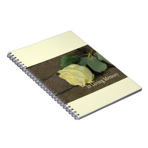 In Loving Memory guestbook Notebook