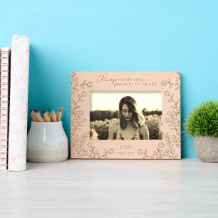 In Loving Memory Keepsake Personalised Memorial Etched Frames