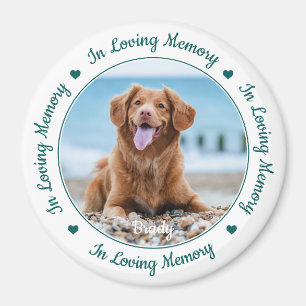 In Loving Memory Keepsake Pet Memorial Magnet