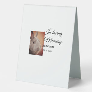 In loving memory memorial keepsake add pet name