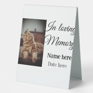 In loving memory memorial keepsake add pet name