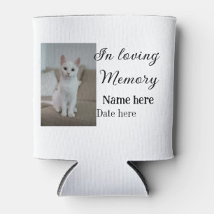 In loving memory memorial keepsake add pet name can cooler