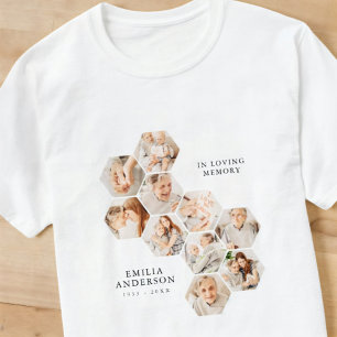 In Loving Memory Memorial Modern 10 Photos T-Shirt