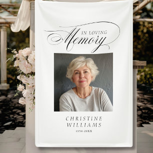 "In Loving Memory!" Memorial, Name, Photo Banner
