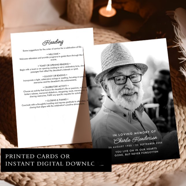 In Loving Memory Memorial Order Of Service Program (Creator Uploaded)