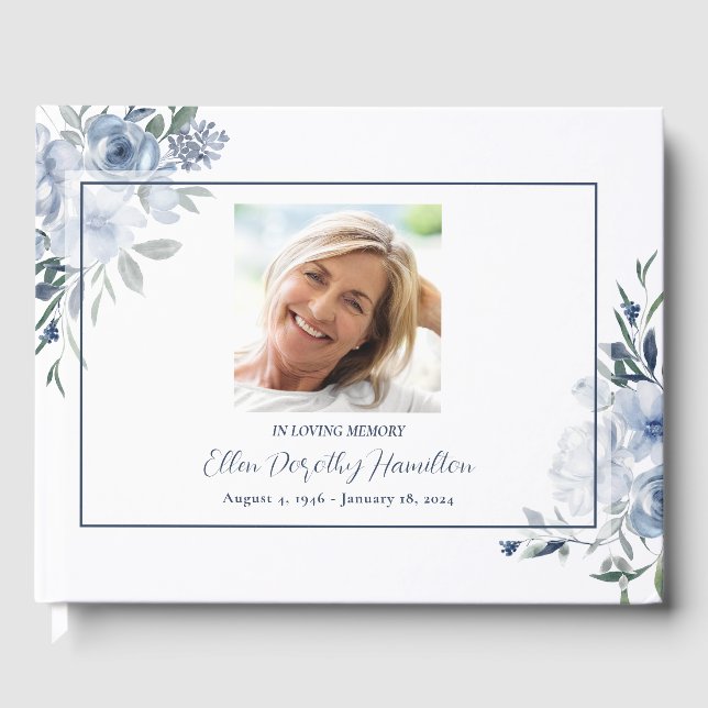 In Loving Memory Memorial Service Guest Book (Front)