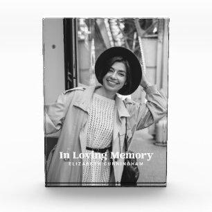 In Loving Memory Modern Custom Photo Memorial