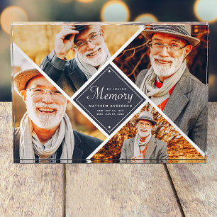 In Loving Memory Modern Multi Photo Template Block