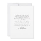 In Loving Memory Modern Script Photo Funeral 