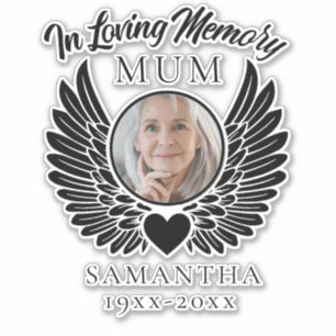 In Loving Memory Mum Custom Car decals
