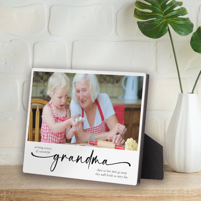 In Loving Memory of a Wonderful Grandma Tribute Plaque (Creator Uploaded)