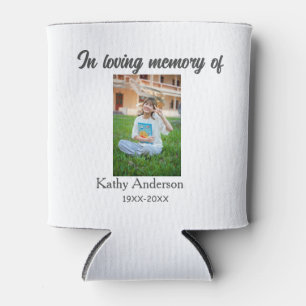 In loving memory of add name memorial keepsake can cooler