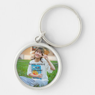 In loving memory of add name memorial keepsake key ring