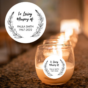 In Loving Memory of Classic Round Sticker