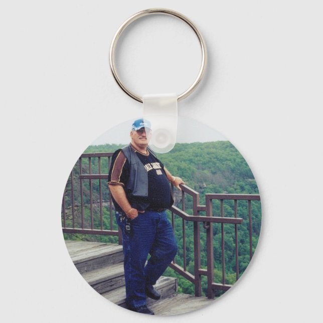 In Loving Memory Of Dad Key Ring (Front)