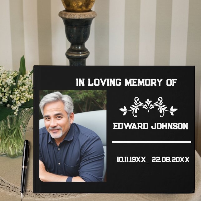 In Loving Memory of Funeral Photo Memorial  Guest Book (Creator Uploaded)