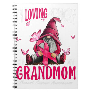 In Loving Memory Of My Grandmom Breast Cancer Notebook