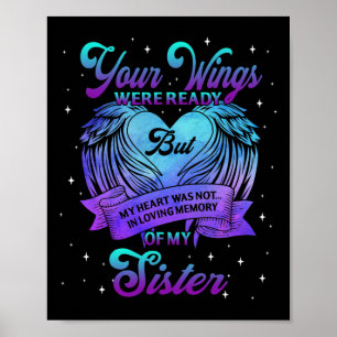 In Loving Memory Of My Sister Suicide Prevention A Poster