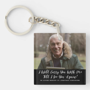 In Loving Memory Of Photo Key Ring