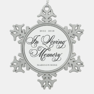 In Loving Memory Ornament Keepsake