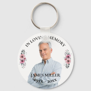 In Loving Memory. Personalise Photo Keychain
