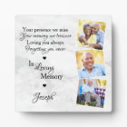 In Loving Memory Personalised 3 Photo Memorial
