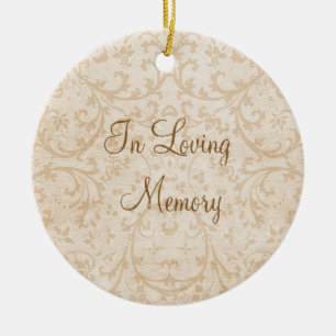 In Loving Memory Personalised Photo Memorial Ceramic Ornament