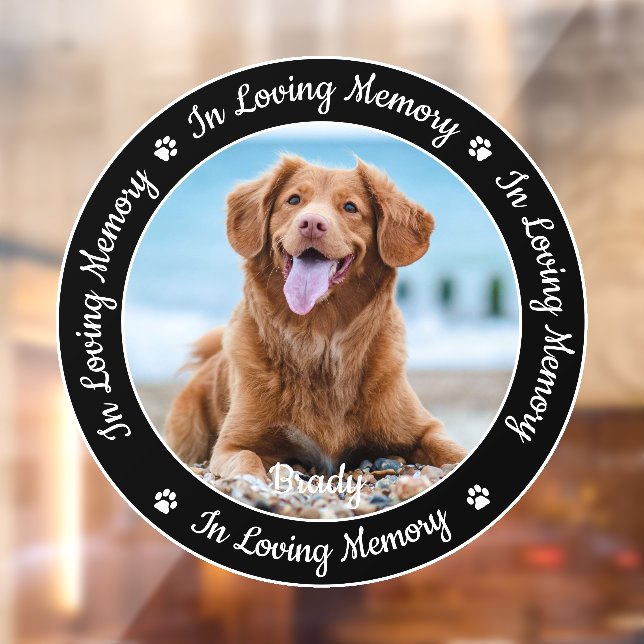 In Loving Memory Personalised Photo Pet Memorial (Sheet 2)